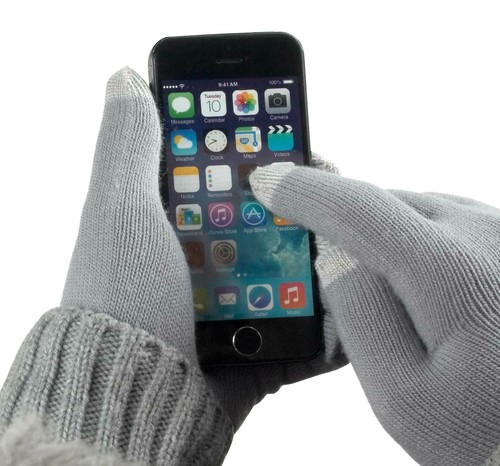 Touch screen handschuhe - touch, grau